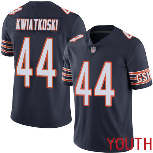 Chicago Bears Limited Navy Blue Youth Nick Kwiatkoski Home Jersey NFL Football 44 Vapor Untouchable
